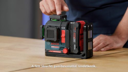 Bosch Expert EXLL18V sík lézer (18 V Li-ion, töltővel) L-Boxx-ban