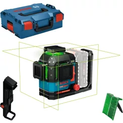   Bosch Expert EXLL18V-120-33CG+DK20+Lboxx+TP sík lézer (akku és töltő nélkül) L-Boxx-ban