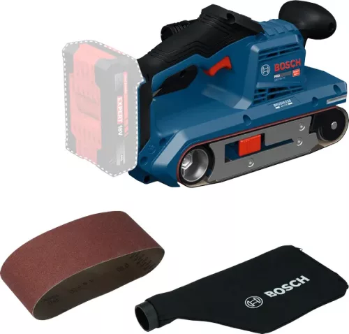 Bosch akkus szalagcsiszoló GBS18V-75