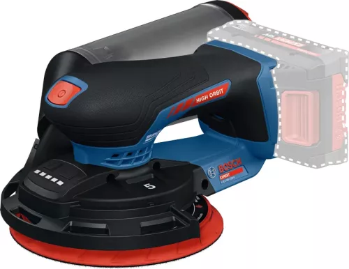 Bosch Expert EXEX18V-150-5 akkus excentercsiszoló (akku és töltő nélkül) kartondobozban