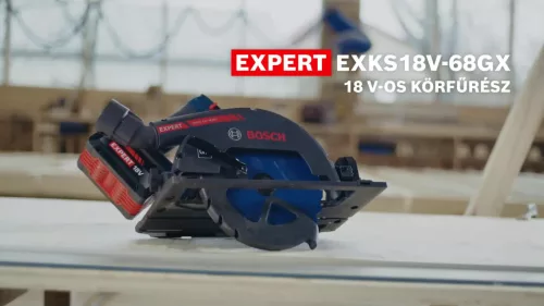 Bosch Expert EXKS18V-68 GX akkus körfűrész (akku és töltő nélkül) L-Boxx-ban
