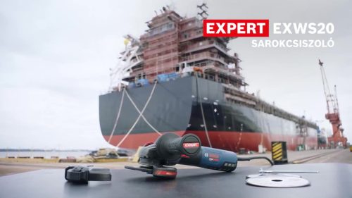 Bosch Expert EXWS20-125B sarokcsiszoló kartondobozban
