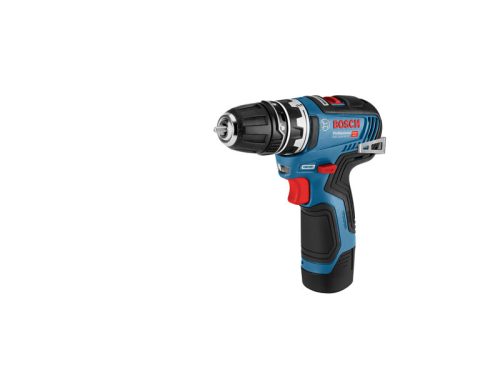 Bosch GSR 12V-35 FC Akkus fúrócsavarozó (2*3.0Ah akkuval, teljes szett L-boxx-ban)