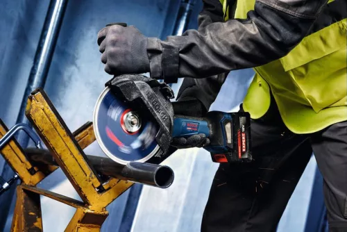 Bosch Expert EXWS18V-180P akkus sarokcsiszoló (akku és töltő nélkül) L-Boxx-ban