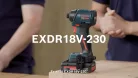 Bosch Expert EXDX18V-210 akkus ütvecsavarozó (akku és töltő nélkül) L-Boxx-ban