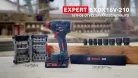 Bosch Expert EXDX18V-210 akkus ütvecsavarozó (akku és töltő nélkül) L-Boxx-ban