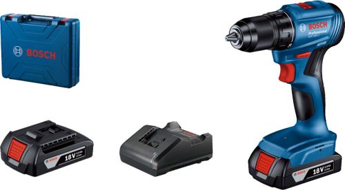 Bosch GSR 185-LI Akkus fúró-csavarozó (2 x 2,0 Ah + töltő)