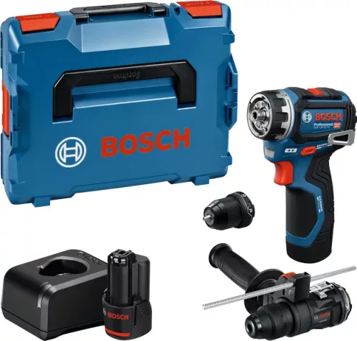 Bosch akkus Fúró-Csavarozó GSR 12V-32 FC kiegészítő fogantyúval