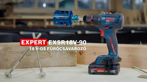 Bosch Expert EXSR18V-90 akkus fúró-csavarozó (akku és töltő nélkül) L-Boxx-ban