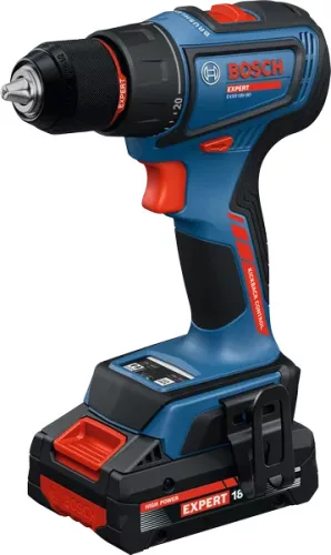 Bosch Expert EXSR18V-90 akkus fúró-csavarozó (EXBA 2x4,0 Ah akkuval, GAL 18V-40 töltővel) L-Boxx-ban