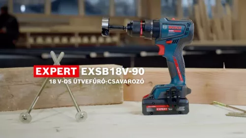 Bosch Expert EXSB18V-90  akkus ütvefúró-csavarozó (akku és töltő nélkül) L-Boxx-ban