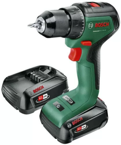 Bosch UniversalDrill 18V-60 Akkus fúrócsavarozó (18V/2x2,0Ah)