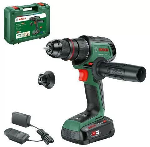 Bosch AdvancedDrill 18V-80 QuickSnap Akkus fúrócsavarozó, 1x 2,5 Ah akku, töltő