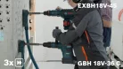 Bosch Expert EXBH18V-45 fúrókalapács (akku és töltő nélkül) XL-Boxx-ban