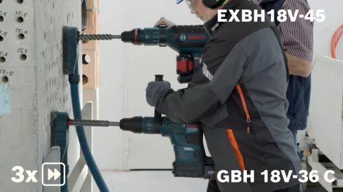 Bosch Expert EXBH18V-45 fúrókalapács (akku és töltő nélkül) XL-Boxx-ban