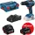 Bosch GSR 18V-55 + 3x 5.0Ah + GAL 18V-40 + L-B (0615990L8D)