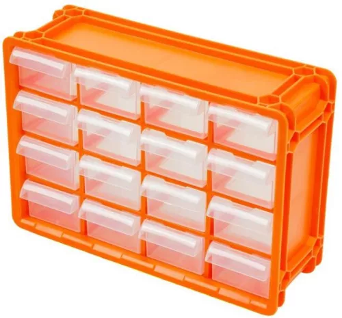 MANO 16 fiókos rendszerező 234x165x79 CB-01