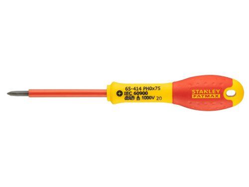 Stanley FatMax szigetelt csavarhúzó PH0x75mm (1-65-414)