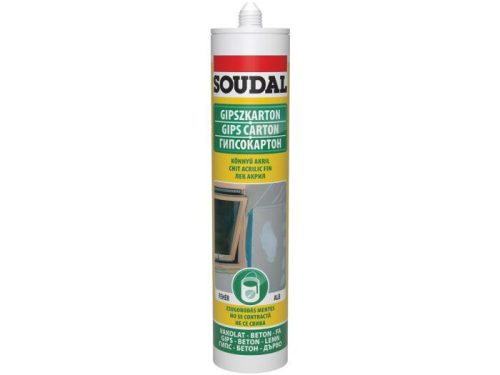 Soudal Akryl fehér 280ml - Festhető akril tömítő (154565)