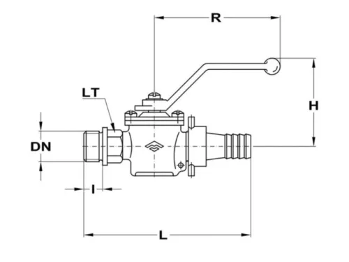 Mofém kazántöltő 3/4" (113-0023-00)