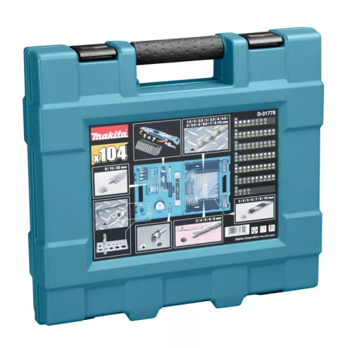 Makita Fúró-csavarbehajtó készlet 104 db-os (D-31778)