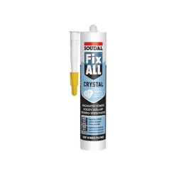   Soudal Fix All Crystal víztiszta ragasztó-tömítőanyag 290ml (119382)
