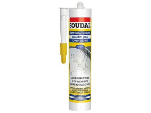 Soudal Szaniter neutrális szilikon 280ml fehér (117974)