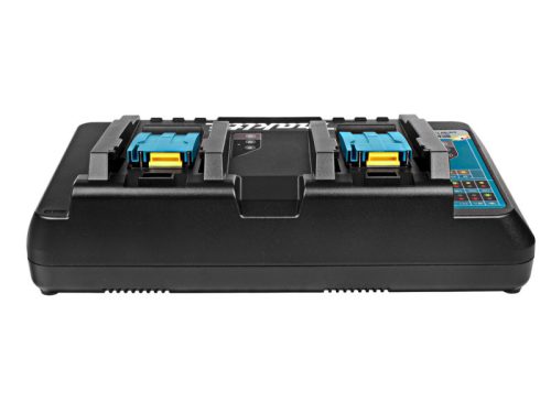 Makita DC18RD Akkumulátor töltő 14,4V-18V Li-ion KÉT PORTOS LXT (gyorstöltő) 196933-6