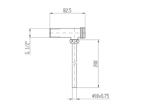 Mofém Pisuar öblitő szelep (166-0007-00)