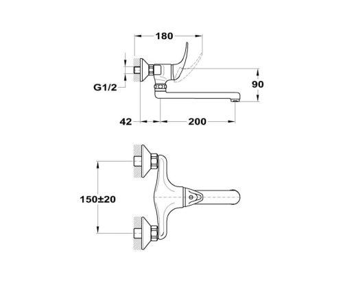 Mofém Junior mosogató csaptelep (152-0023-00)