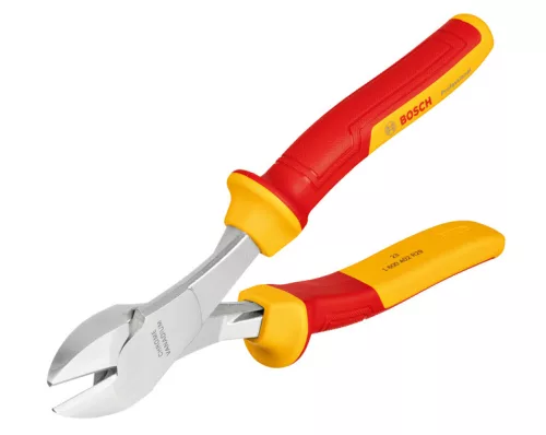 Bosch VDE nagy teherbírású diagonális csípőfogó, 200 mm