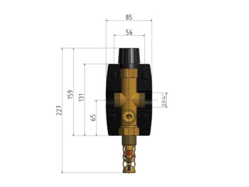 Regulus DBV1 Termosztatikus Visszahűtő Szelep