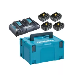   Makita 18V LXT Li-ion 4x6,0Ah akku + DC18RD töltő készlet + MAKPAC