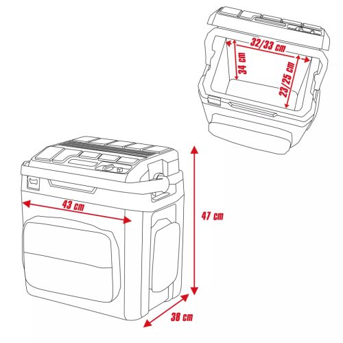 Einhell TE-COL 18/27 Li-Solo Akkus hűtődoboz (2048420)
