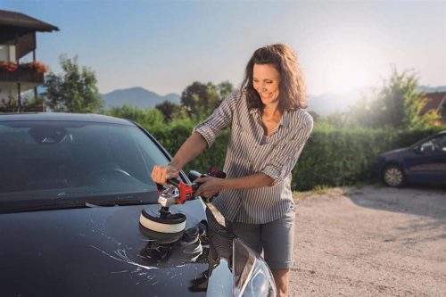 Einhell CE-CP 18/180 Li E-Solo Akkus polírozó 18V 180mm (2093320) (Akku és töltő nélkül)