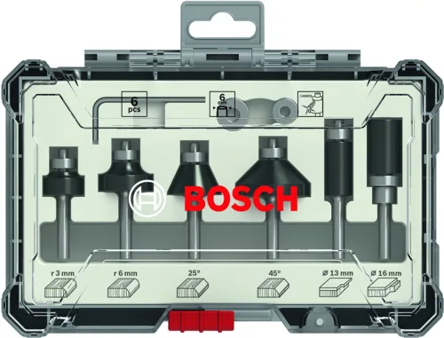 Bosch PRO 6 db-os Él- és Profilm. klt.bef:6mm