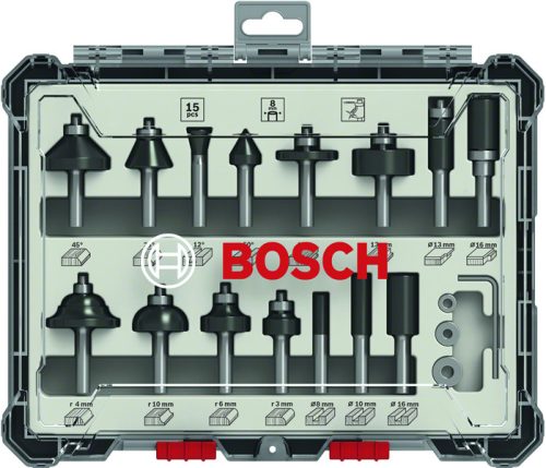 Bosch PRO 15 db Marószár készlet befogatás:8mm