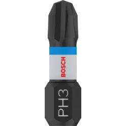 Bosch PRO Phillips ütvecsavarozó fej, PH3, 25 mm, 2 db