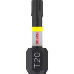 Bosch PRO Torx ütvecsavarozó fej, T20, 25 mm, 2 db