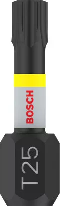 Bosch PRO Torx ütvecsavarozó fej, T25, 25 mm, 2 db