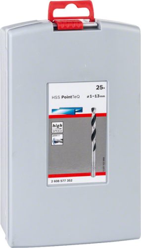 Bosch HSS PointTeQ fémfúró ProBox készlet, 25 db
