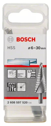 Bosch HSS lépcsős fúró, 13 lépcsős