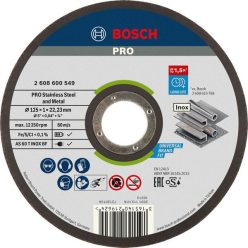   Bosch PRO Stainless Steel and Metal vágótárcsa AS 60 T INOX BF egyenes