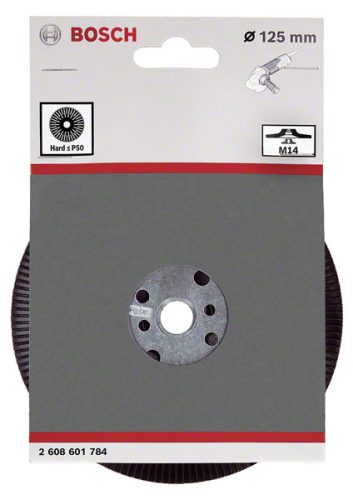 Bosch PRO Backing Pad Hard, 125 mm, M14, kemény