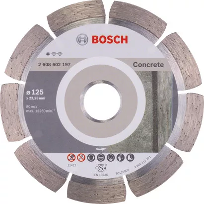 Bosch Standard for Concrete gyémánt vágótárcsa 125x22,23mm
