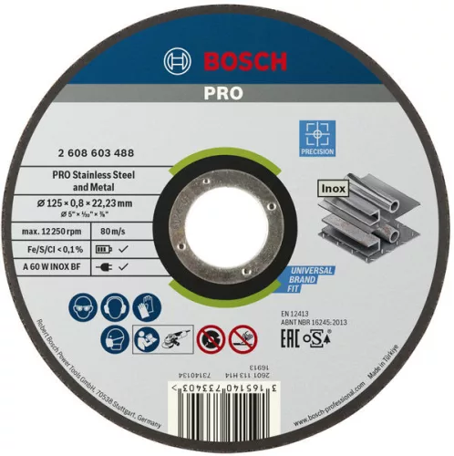 Bosch vágókorong Pro Inox and Metal 115*1mm (2 608 603 169)