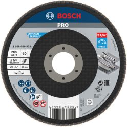 Bosch PRO X571 legyezőtárcsa, 125 mm, G60