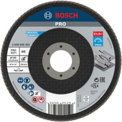 Bosch PRO X571 legyezőtárcsa, 125 mm, G80
