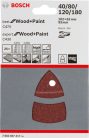 Bosch C470 és C430 csiszolópapír multicsiszolókhoz, Wood and Paint, vegyes készlet