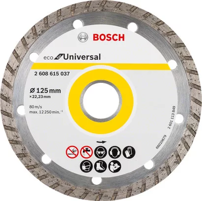 Bosch Turbo Gyémánt vágótárcsa 125x22,23mm